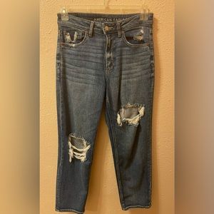 American eagle mom straight jeans